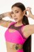 Polerina Top LUX Fucsia/Negro XL