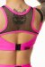 Polerina Top LUX Fucsia/Negro XL