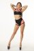 Polerina Top LUX Negro/Rosa XS
