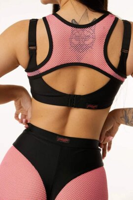 Polerina Top LUX Negro/Rosa M
