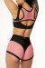 Polerina Top LUX Negro/Rosa M