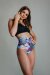 Pole Addict Pantalones Cortos Tiro Alto Tropical Flower L