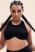 Lunalae Top Zoey Bralette Negro L