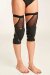 Paradise Chick Protectores de Rodillas Sticky Polecious Negro XL