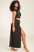 Paradise Chick Pantalones Polecious Negro L