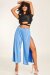 Paradise Chick Pantalones Polecious Azul Cielo L