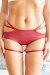 Zasha Polewear Pantalones Cortos Tiro Bajo Elle Vino