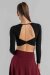 i-Style Top Butterfly Negro L