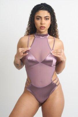 Zasha Polewear Body Sabrina Malva XL