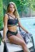 Zasha Polewear Pantalones Cortos Tiro Bajo Emily Negro XL