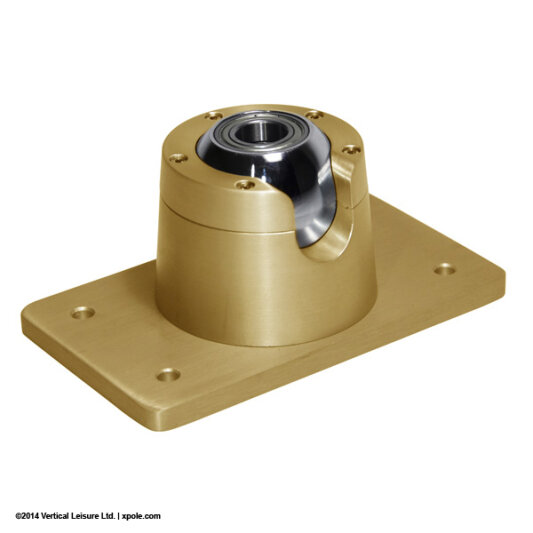 X-Pole XPert Permanent Vaulted Ceiling Mount Gold