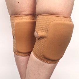 Protège-genoux Lunalae avec fermeture velcro Beige