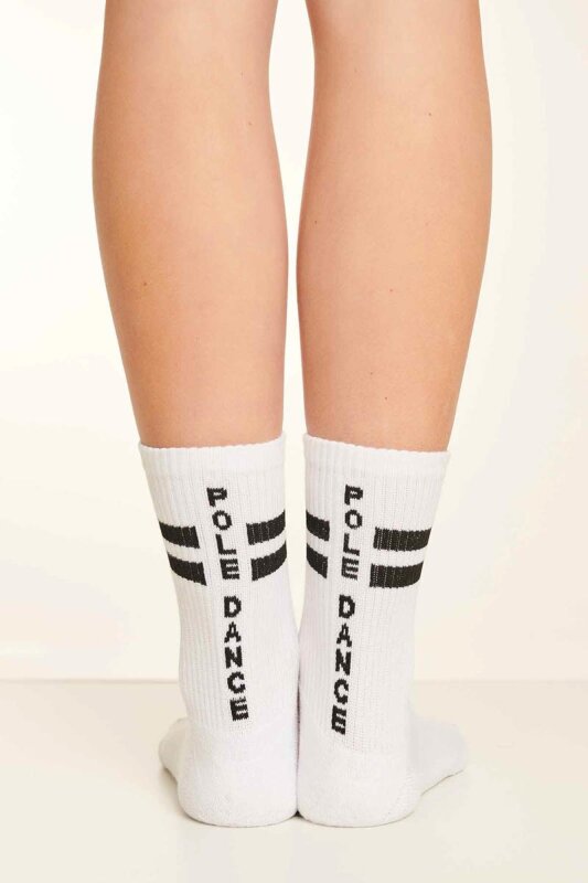 Paradise Chick Supreme Poledance Calcetines Blanco