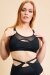 Lunalae Top Sadie Malla Racer Back Negro L