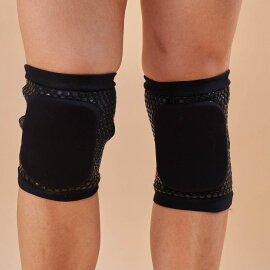 Lunalae Protectores de Rodillas Sticky Slim Look Negro XL