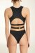 Paradise Chick Pantalones Cortos Tiro Bajo Iconic Negro XL
