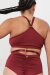 Lunalae Top Sage Burdeos XS