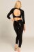 Paradise Chick Leggings Superhero Ultra Agarre Leopardo Negro S