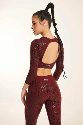 Paradise Chick Leggings Superhero Ultra Agarre Leopardo...