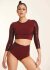Paradise Chick Top Superhero Ultra Agarre Leopardo Cereza S