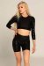 Paradise Chick Pantalones Cortos de Biker Superhero Ultra Agarre Leopardo Negro XL