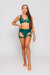 AMBR Designs Sculp Top Cruzado Esmeralda