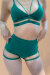 Lunalae Pantalones Cortos Lure You Tiro Alto Verde XS