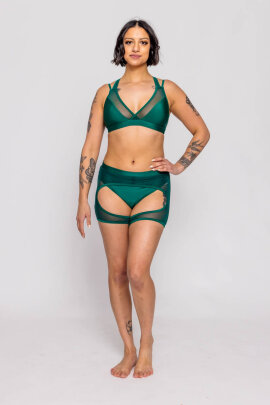 AMBR Designs Sculp Top Cruzado Esmeralda L