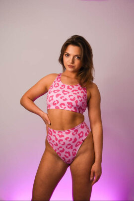 Pole Addict Pantalones Cortos Pernera Alta Rosa Panther XS