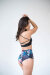 Pole Addict Pantalones Cortos Tiro Alto Asian Dream M