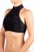 Dragonfly Top Lisette Terciopelo Negro XS