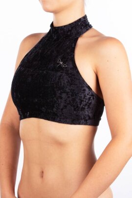 Dragonfly Top Lisette Terciopelo Negro L