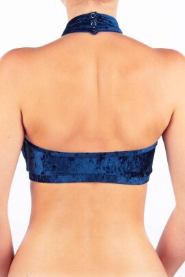 Dragonfly Top Lisette Terciopelo Azul M