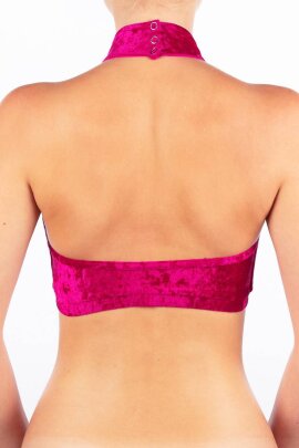Dragonfly Top Lisette Terciopelo Rosa XS