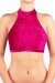 Dragonfly Top Lisette Terciopelo Rosa XS